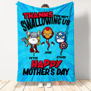Multiverse Thanks For Not Swallowing - Personalized Blanket - Mother's Day, Funny, Birthday Gift For Mom, Wife 5_fd26eab5-45f7-4cc0-b188-fddd2d662e32.jpg?v=1683693413