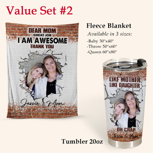 Personalized Photo Gifts For Mother's Day - Like Mother Like Daughter - Personalized Insulated Tumbler