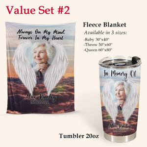 In Memory Of Gift - Forver In My Heart - Best Personalized Coffee Tumbler