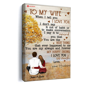 You Are The Best Thing - Personalized Poster & Canvas - Gift For Wife 64_2_a20200c1-b57e-48f2-927d-be7577d6b371.jpg?v=1644983305