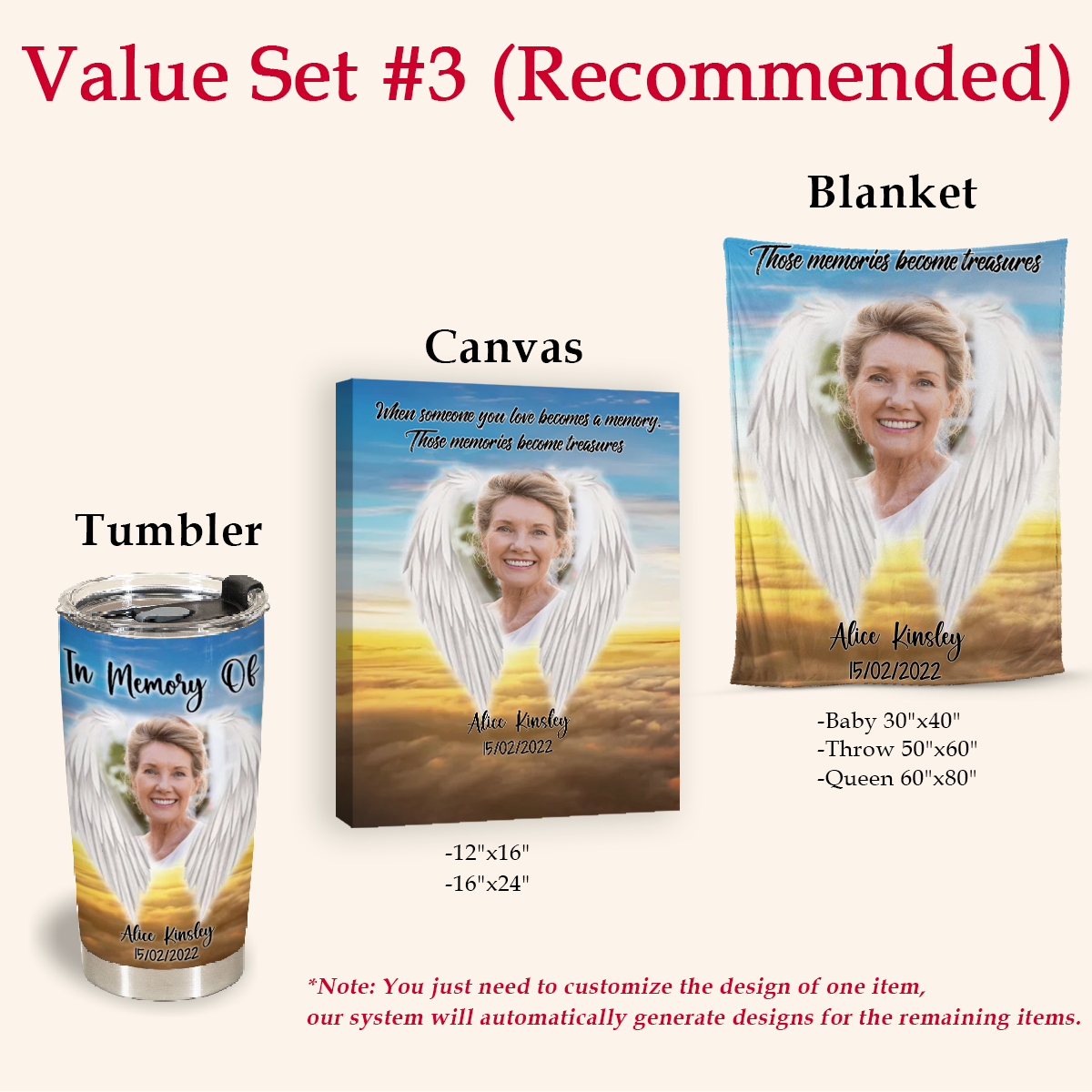 Those Memories Become Treasures Blanket Photo Memorial