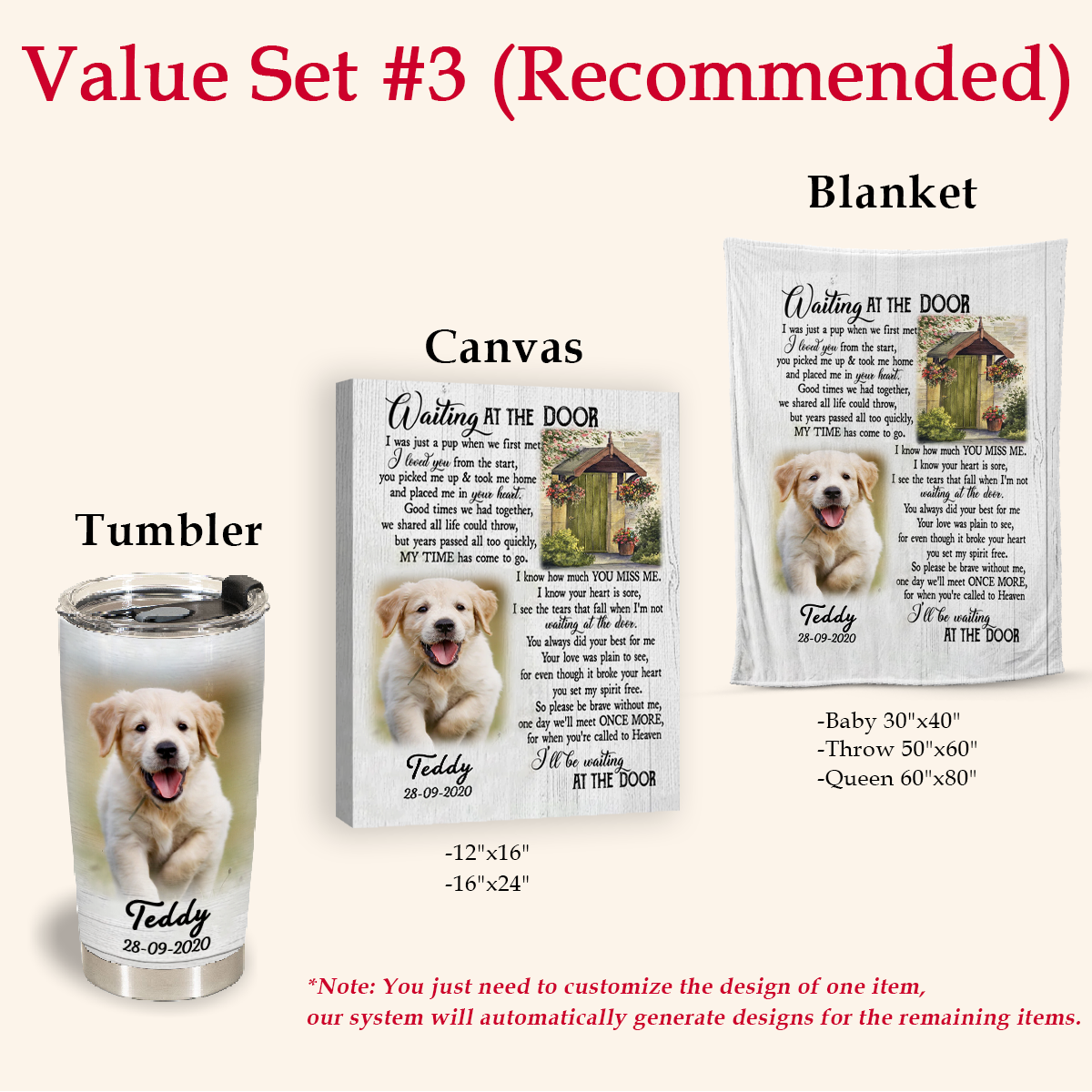 Memorial Blanket For Dog - My Time Has Come To Go - Memorial Gift For Dog Loss