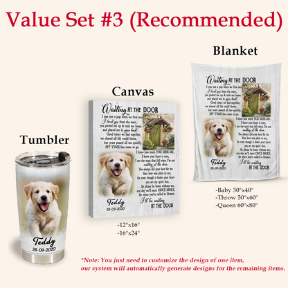 Memorial Blanket For Dog - My Time Has Come To Go - Memorial Gift For Dog Loss