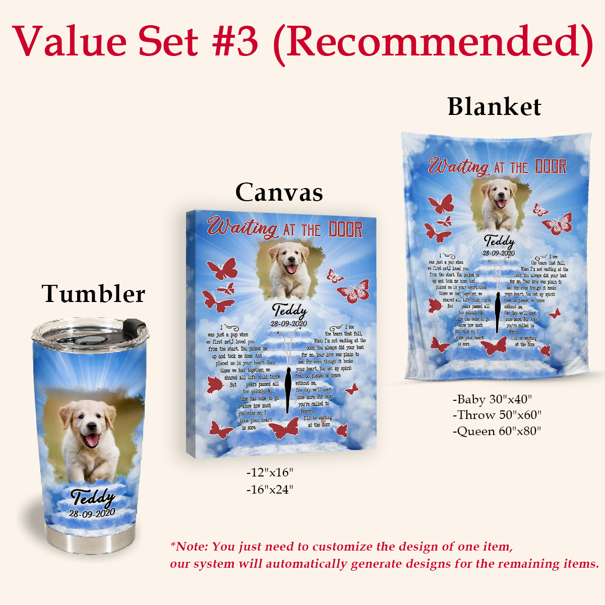 Personalized Dog Memorial Blanket - I Know How Much You Miss Me - Puppy Memorial Gift