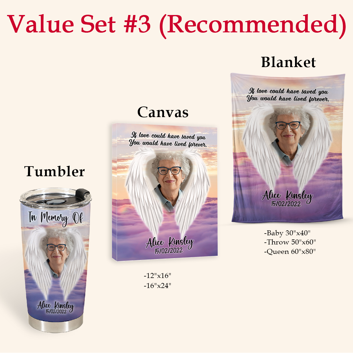 Memories Gift - If Love Could Have Saved You - Tumbler Cups Personalized