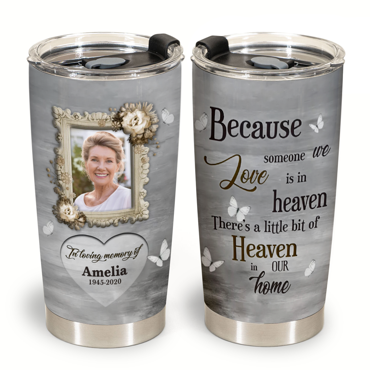 Memories Become Treasures Custom Photo Canvas Memorial