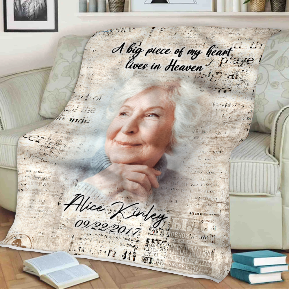 Unique Memorial Gift - A Big Piece Of My Heart - Stainless Steel Tumbler Personalized