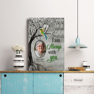 Humming Bird Always With You Personalized Blanket - Memorial