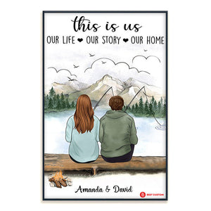 Fishing Partner For Life This Is Us - Personalized Poster & Canvas - Gift For Couple 8_1.jpg?v=1644566225