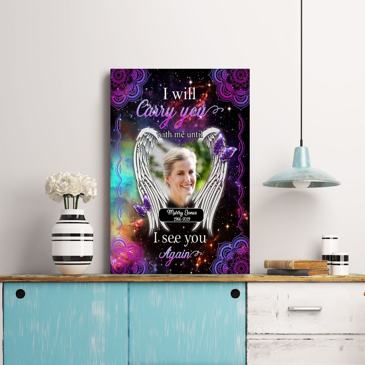 Until I See You Again Personalized Photo Blanket Memorial