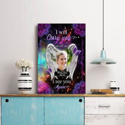 Until I See You Again Personalized Photo Blanket Memorial