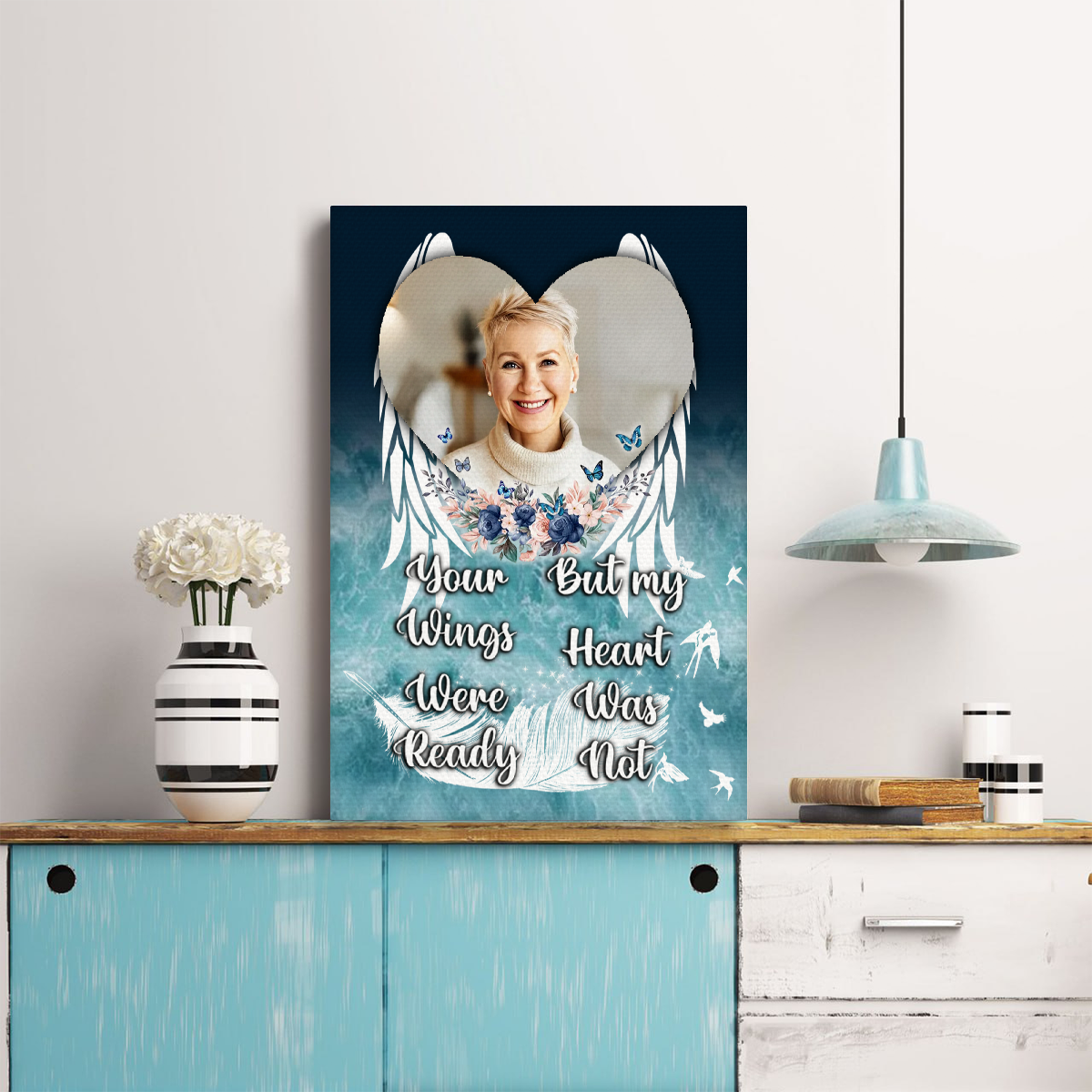 Your Wings Were Ready But My Heart Was Not Personalized Tumbler Memorial