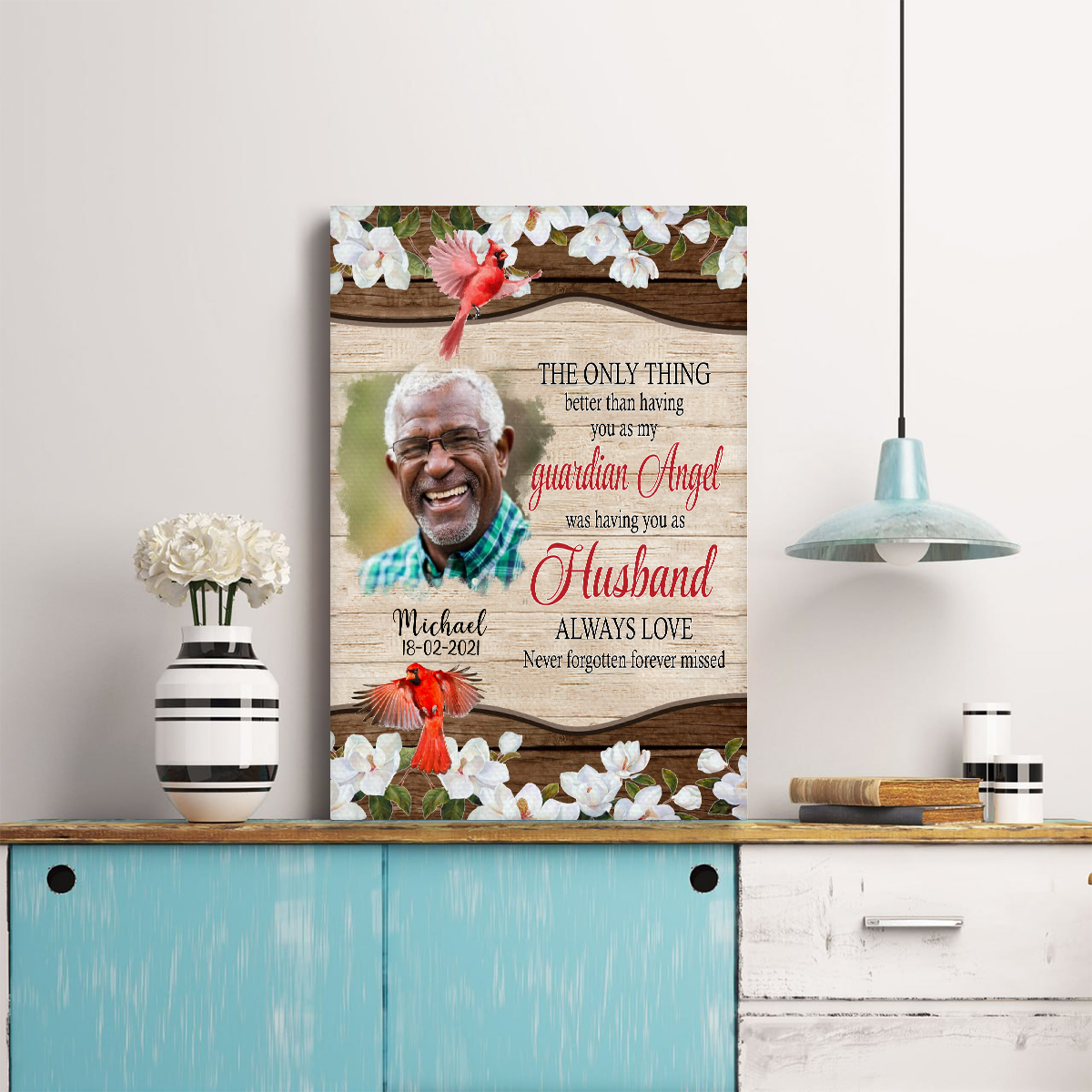 My Guardian Angel - Personalized Photo Tumbler - Memorial