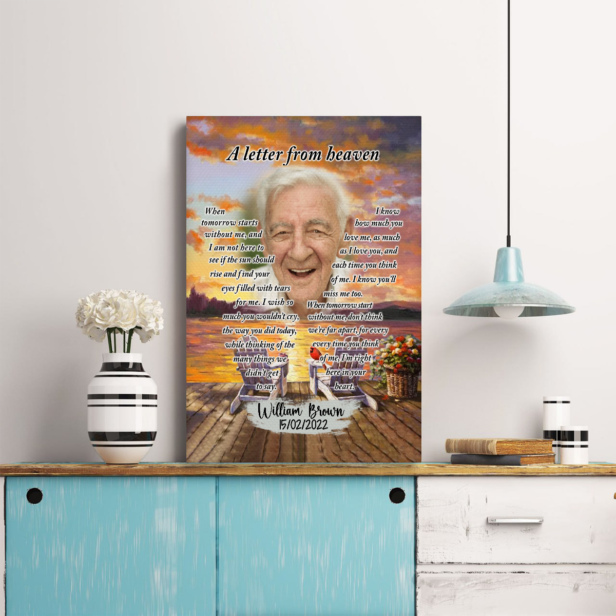 Memorial Gift - A Letter From Heaven Cardinal Bird - Personalized Insulated Tumbler