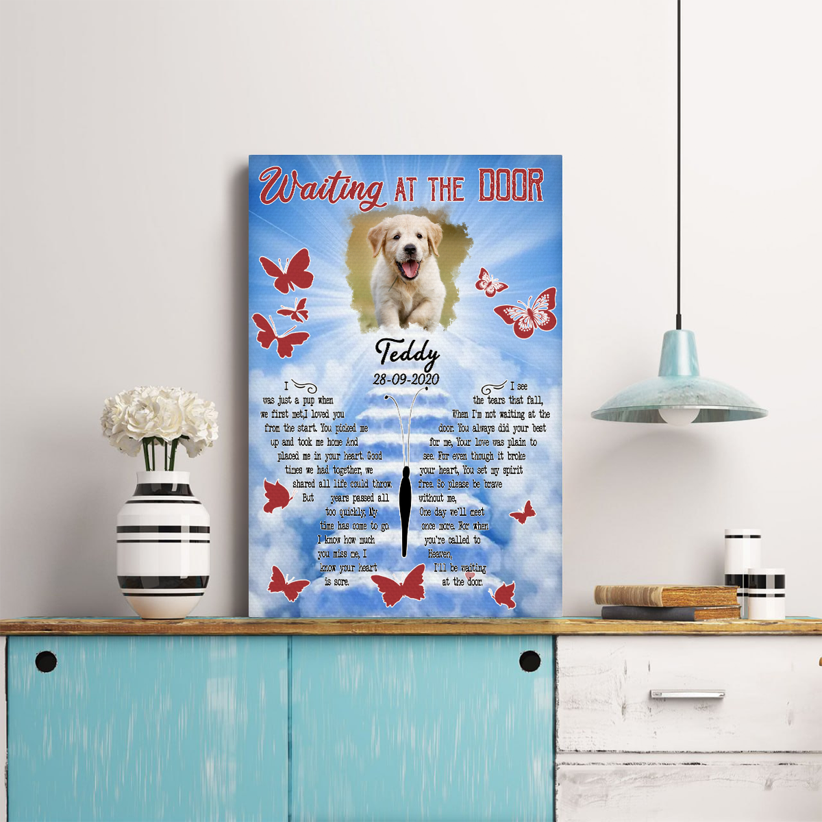 Personalized Dog Memorial Blanket - I Know How Much You Miss Me - Puppy Memorial Gift