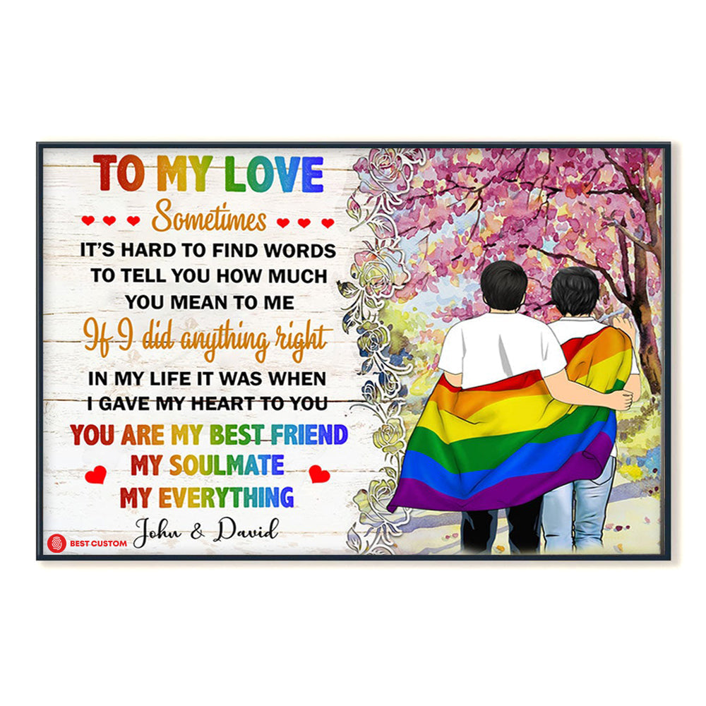 You Are My Everything, LGBT - Personalized Poster & Canvas - Gift For Couple 93_2_30c99712-a21b-490d-9c1f-5d1395fe43c4.jpg?v=1644983312