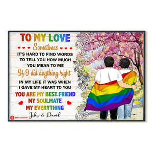 You Are My Everything, LGBT - Personalized Poster & Canvas - Gift For Couple 93_2_30c99712-a21b-490d-9c1f-5d1395fe43c4.jpg?v=1644983312
