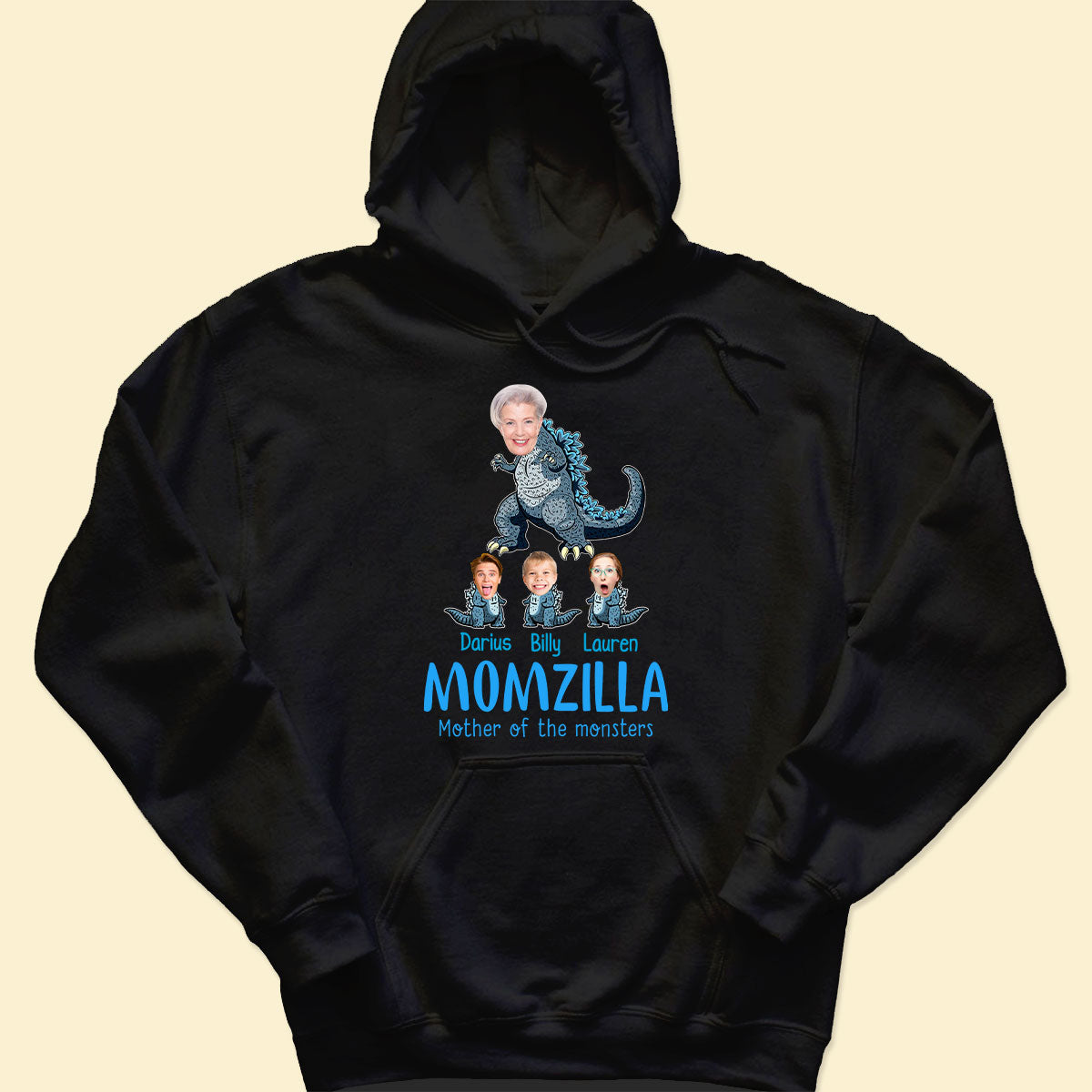 Customised Photo T Shirt - Momzilla - Personal Mother's Day Gifts