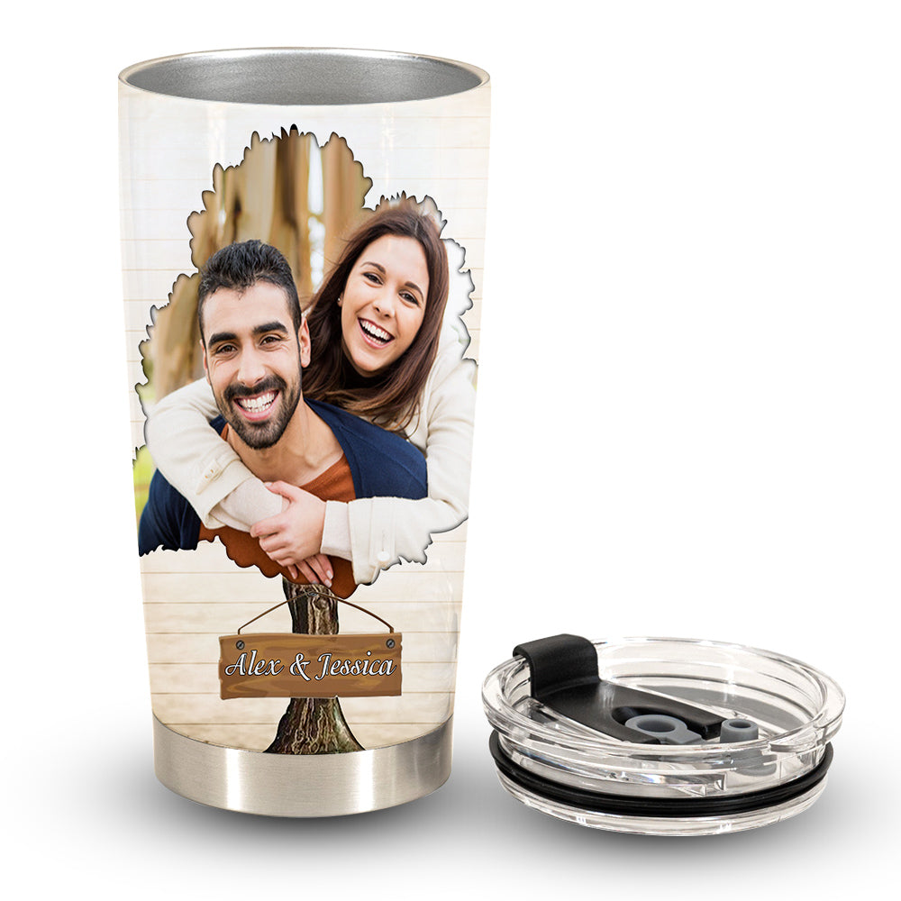 I Just Want To Be Your Last Everything - Personalized Photo Tumbler - Gift For Wife, Gift For Husband