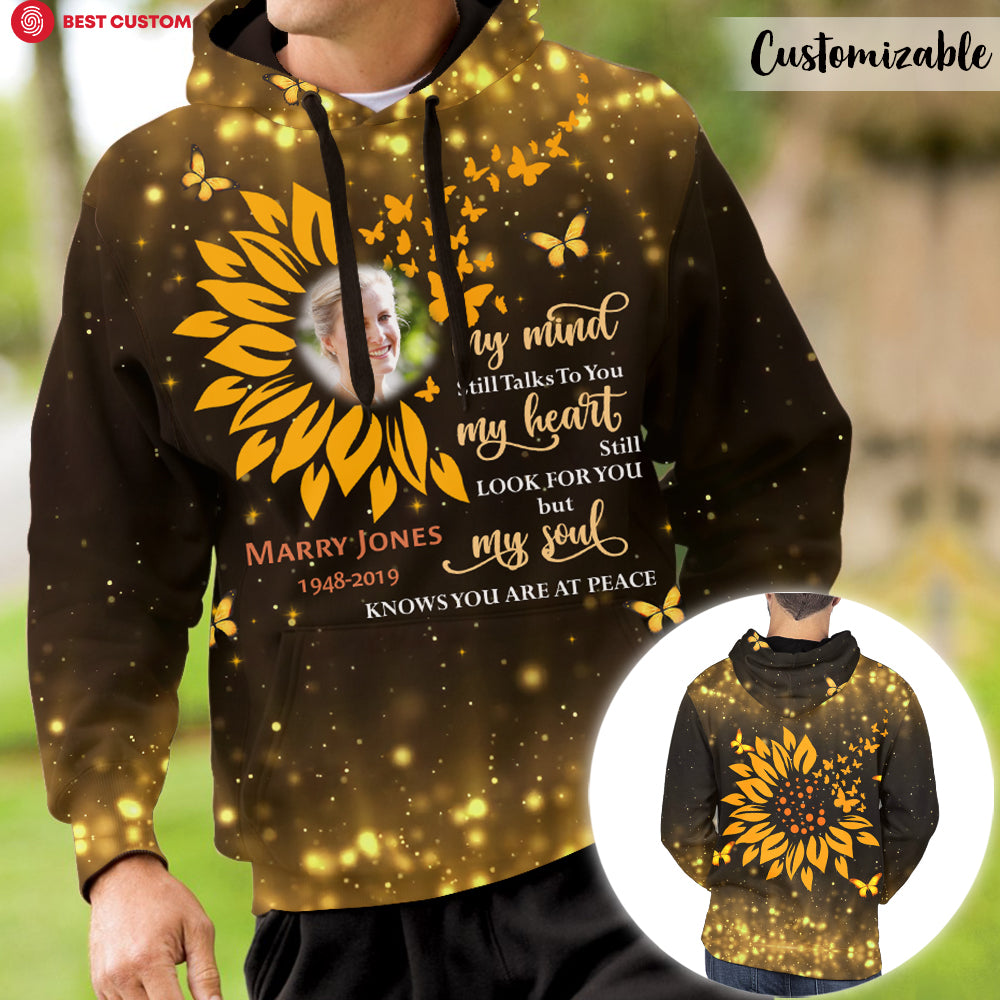 My Soul Knows You Are At Peace- Personalized Photo 3D All Over Print Shirt - Memorial