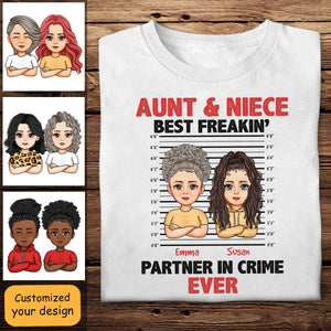 Auntie & Niece Best Partner In Crime - Personalized Apparel - Loving, Birthday, Gift For Aunt, Auntie, Niece BANNER_3_087b646a-9af3-4be5-9e74-0867bbd27edf.jpg?v=1680494753