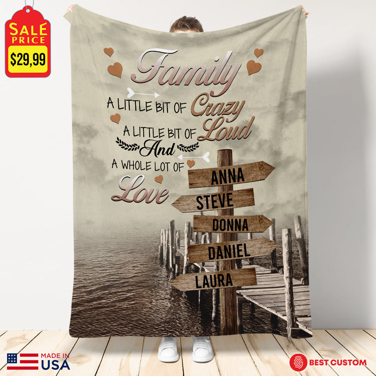 Family Street Sign Custom Name A Little Bit Of Crazy Personalized Blanket Gift For Family Bann_cfe7776c-2a7a-494e-9119-8271c1cffa7f.jpg?v=1663732069