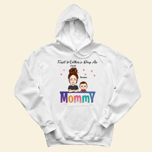 First Mother's Day As Mommy - Personalized Shirt - Gift For New Mom, First Mother's Day