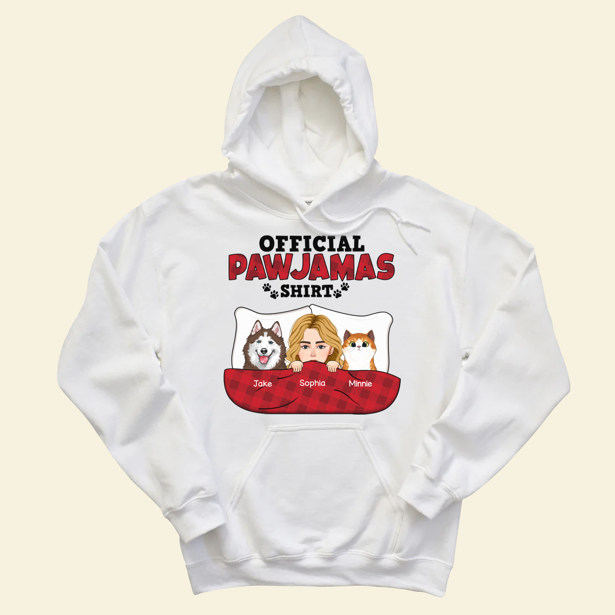 Official Pawjama - Personalized Shirt - Mother's Day, Loving, Birthday Gift For Dog Mom, Pet Lover