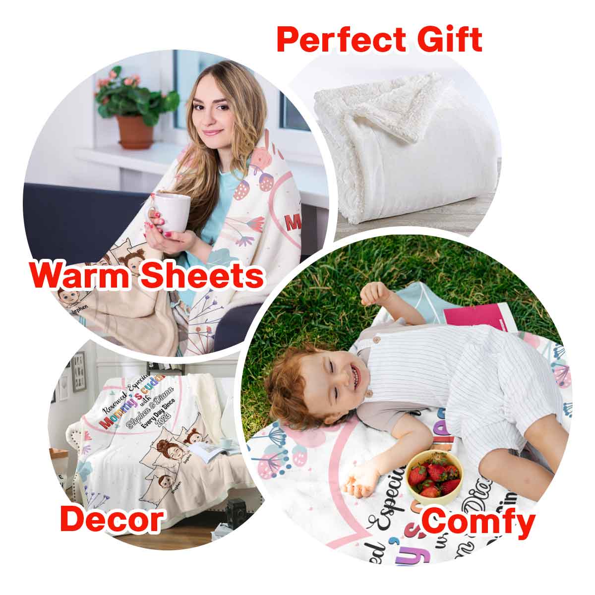 Reserved Especially For Mummy's Cuddles - Personalized Blanket - Gift For Expecting Mom, Newborn Mom, Mama
