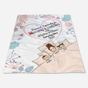 Reserved Especially For Mummy's Cuddles - Personalized Blanket - Gift For Expecting Mom, Newborn Mom, Mama