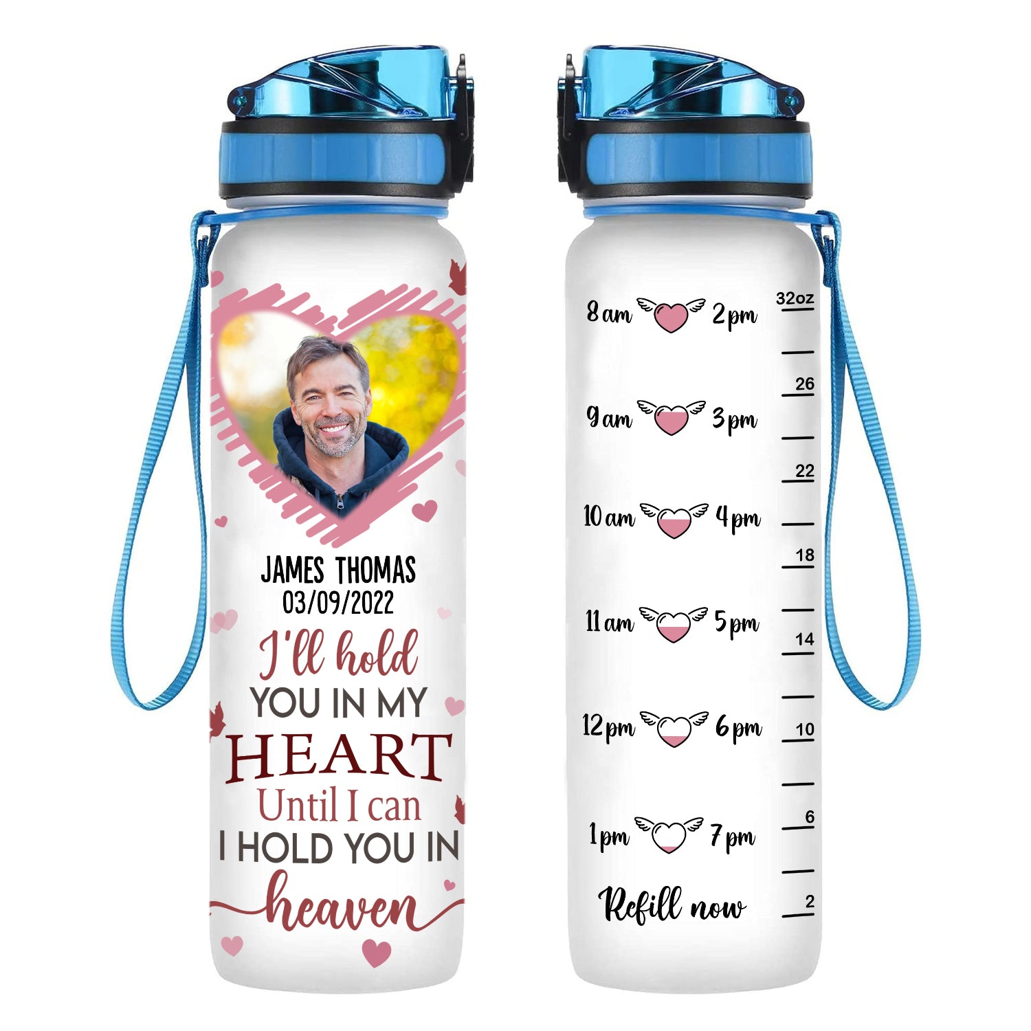 Bonding Over Water - Personalized Water Tracker Bottle - Funny