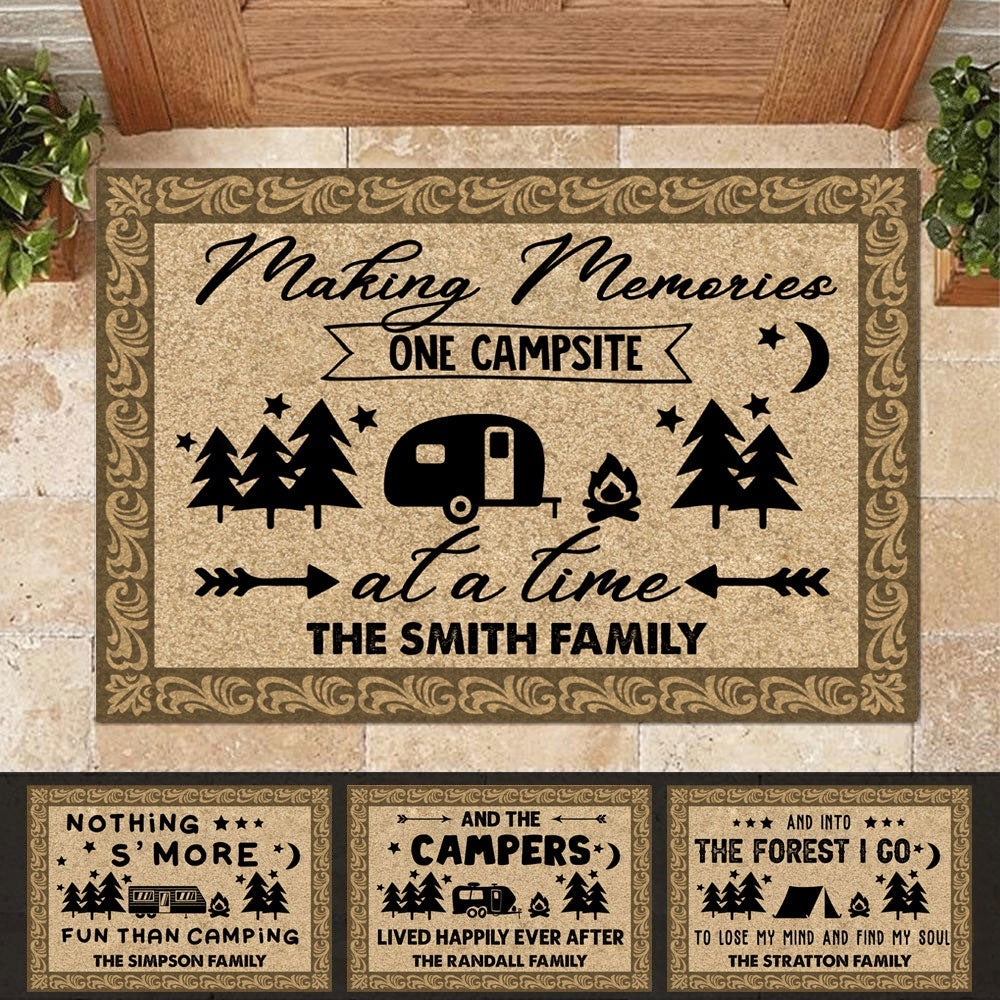 Camping Doormat Vintage Making Memories At Our Campsite  Banner-doormat_64769c52-3027-401f-8812-5145ff94b1eb.jpg?v=1641455125