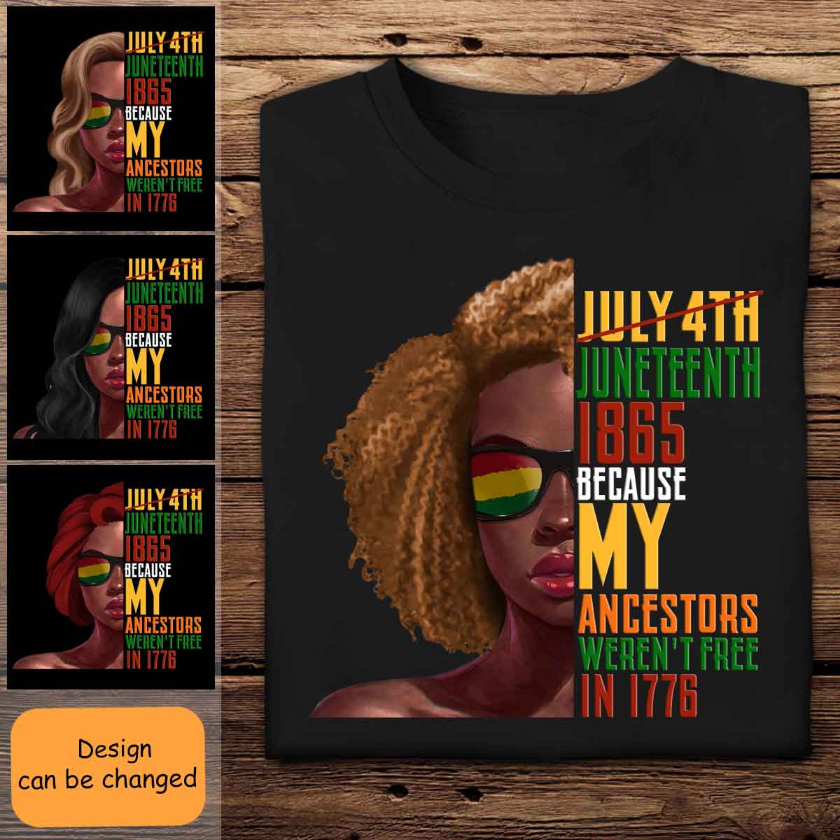Juneteen 1865 Personalized Apparel - Juneteenth