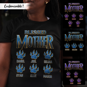Blessed Mother - Personalized Shirt - Gift For Mother, Mother's Day, Family