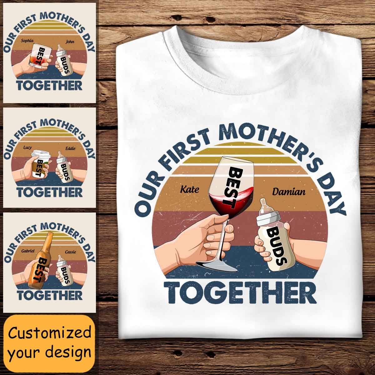 Our First Mother's Day Together - Personalized Apparel - Mother's Day, Gift For Mother, First Mother Day Banner-fb_e3abb537-79cf-42f1-8275-534d38500c5a.jpg?v=1680075780