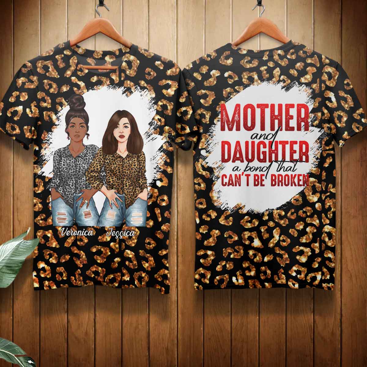 Mother And Daughter A Bond That Can't Be Broken - Personalized 3D All Over Print Shirt - Gift For Mom, Mother, Mother's Day