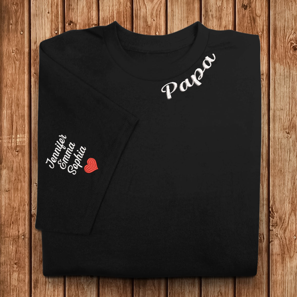 Papa and Kid Neck and Sleeve Embroidered - Personalized Embroidered Apparel - Gift For Father Banner-gg_e6f47f7e-3c5e-4b2a-937e-82349dba47a4.jpg?v=1684297734