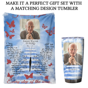 I Never Left You Custom Photo Blanket Memorial