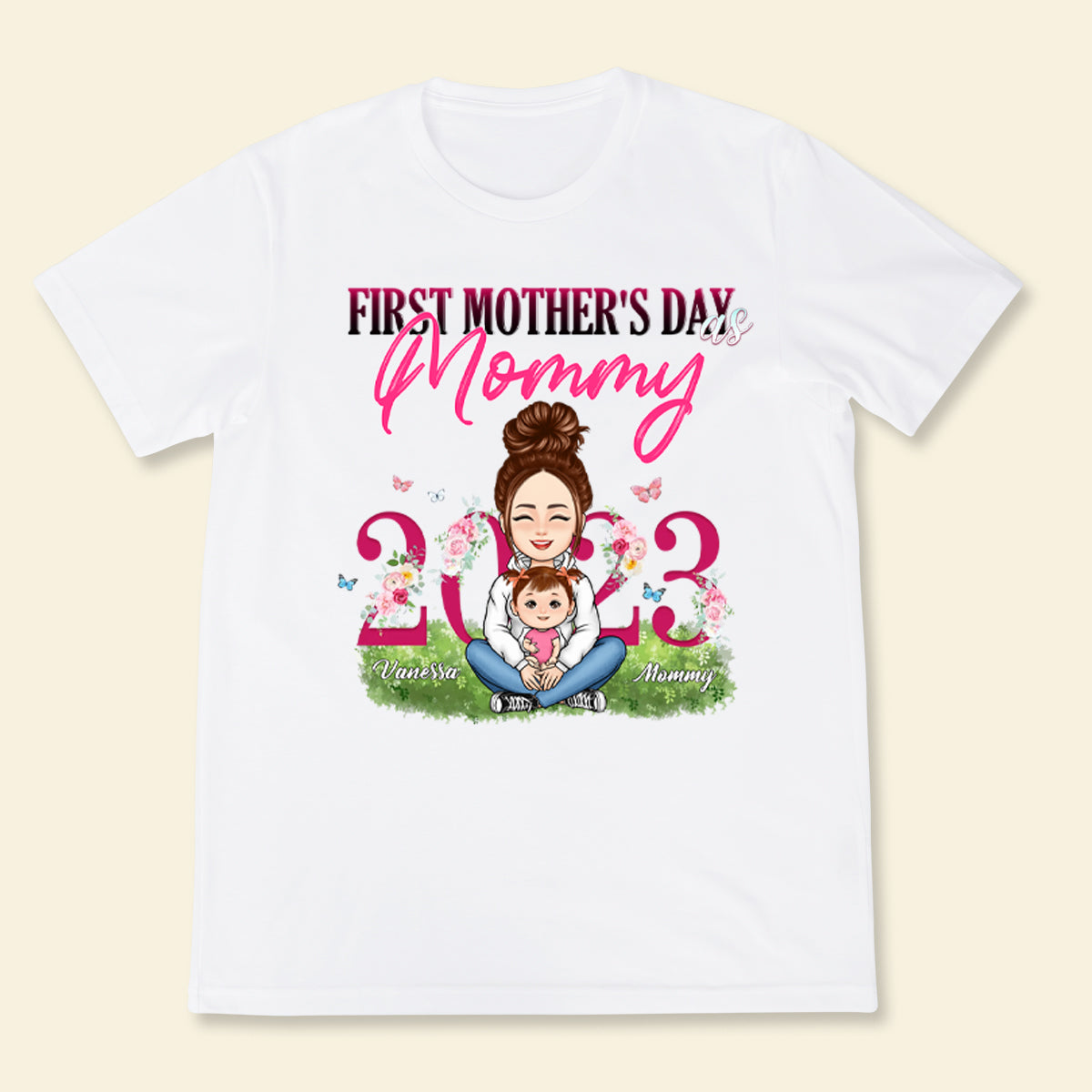First Mother s Day 2023 - Personalized Apparel - Gift For New Mom, Expecting Mom, Mother's Day