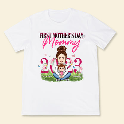 First Mother s Day 2023 - Personalized Apparel - Gift For New Mom, Expecting Mom, Mother's Day