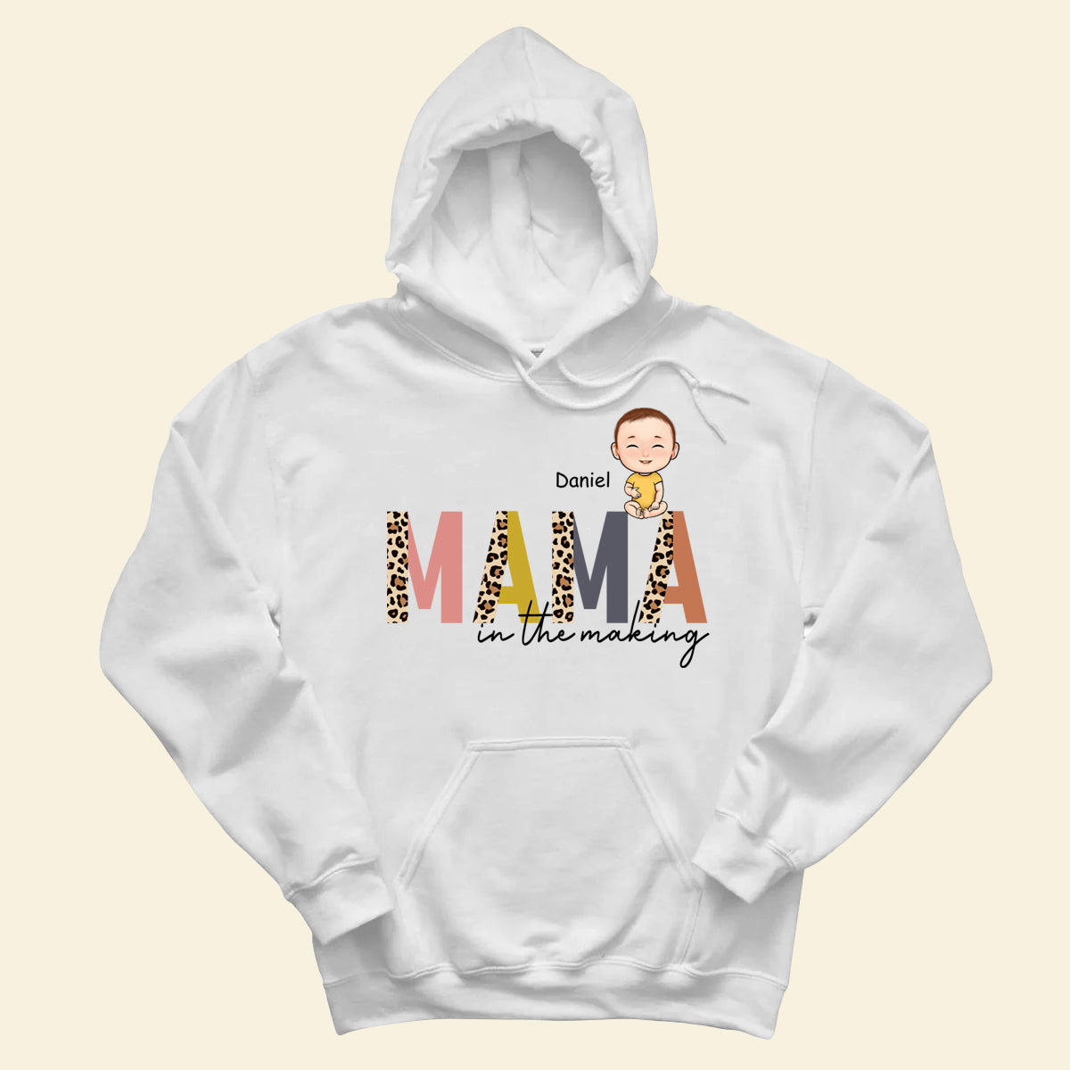 Mama In The Making - Personalized Apparel - Gift For New Mom, Soon To Be Mom, 1st Mother's Day