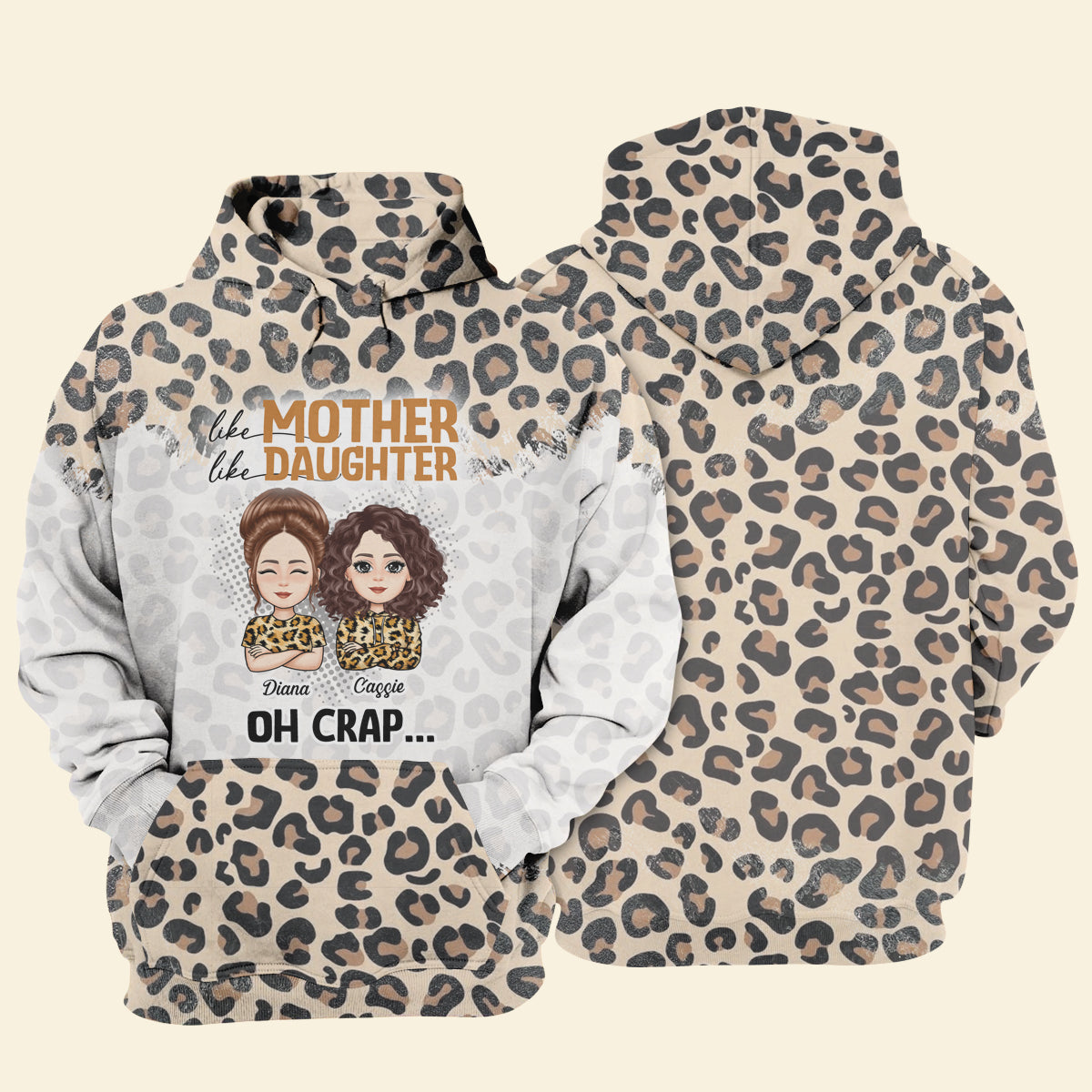 Like Mother Like Daughter - Personalized 3D All Over Print Shirt - Gift For Mom, Mum, Mother's Day