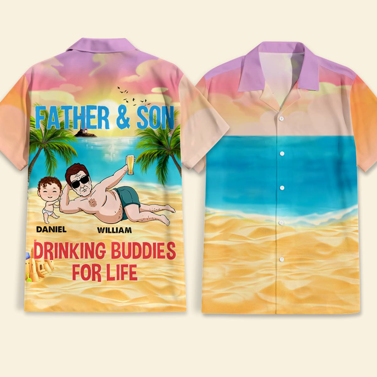 Drinking Buddies For Life - Personalized AOP Haiwaiian Shirt - Funny Gift For Father, Daddy, Dad, Father's Day Banner1_fa80ac07-5ca4-4bd6-a4d3-9d762e3cf413.jpg?v=1683867410