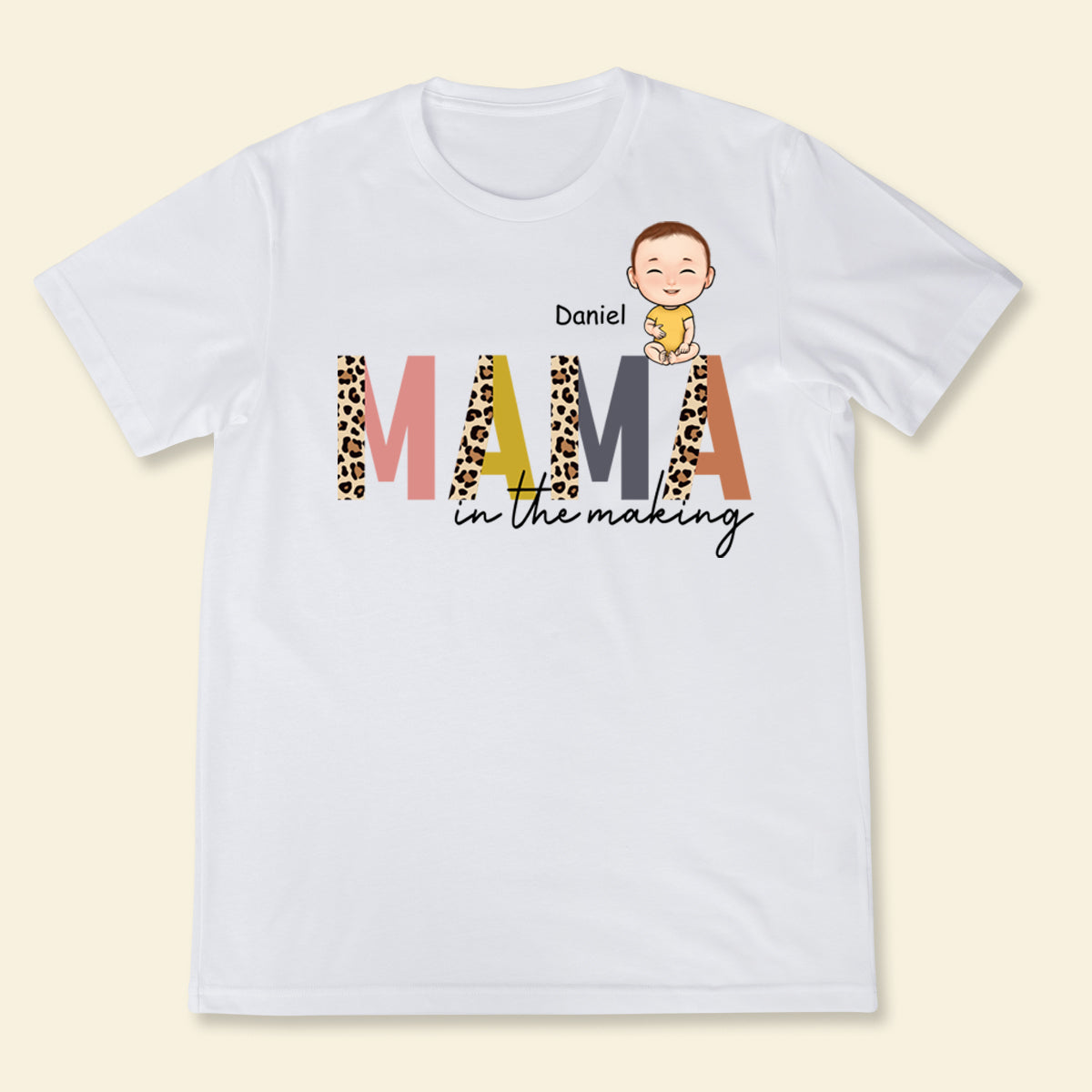 Mama In The Making - Personalized Apparel - Gift For New Mom, Soon To Be Mom, 1st Mother's Day
