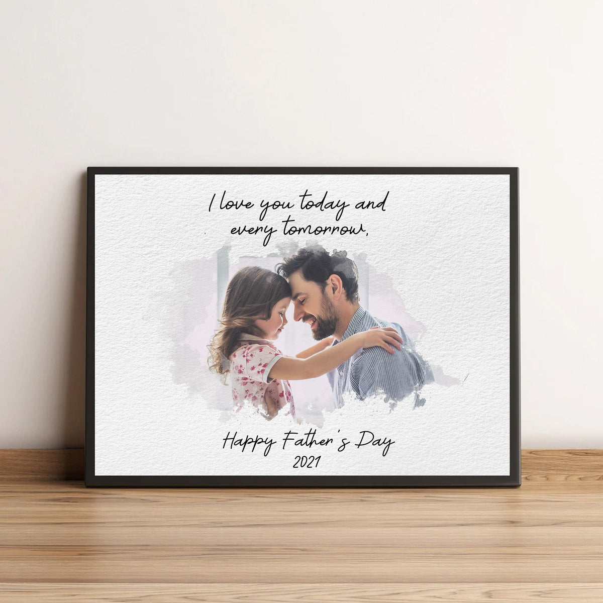 Forever Your Little Girl Personalized Canvas