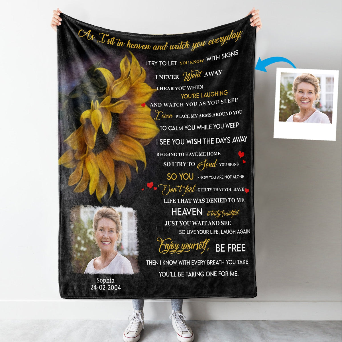 Heaven Sunflower Personalized Photo Blanket Memorial BannerBlanket1_c04f47e9-da50-4343-8ec9-6ad4506f2a9a.jpg?v=1630998261