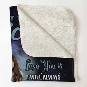 To My Daughter You Will Always Be My Baby Girl Fleece Blanket Love From Dad, Gift For Family Home Decor Bedding Couch Sofa Soft And Comfy Cozy Live Preview