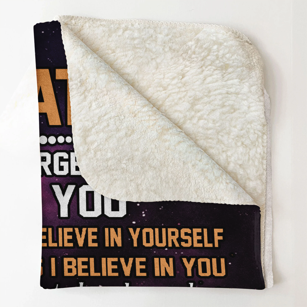 Gift For Son Blanket, To My Son This Old Lion Will Always Have Your Back - Love From Dad