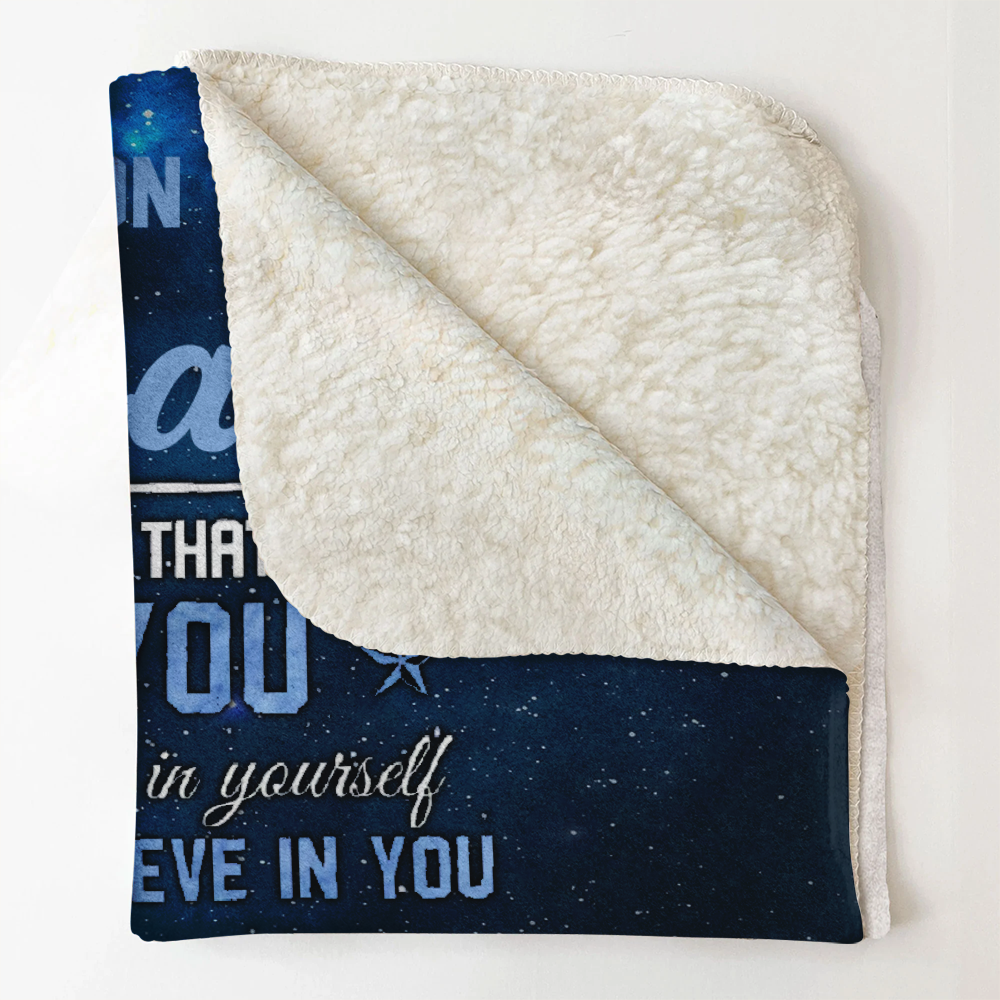 Gift For Son Blanket, to My Son I'm Proud to Be Your Father from Lion Dad Blanket Gift for Son