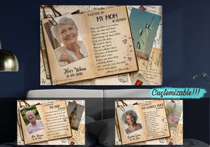 Miss You Everyday Personalized Canvas Memorial